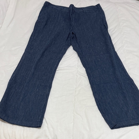 NYDJ Dark Blue Wide Leg Jeans - Picture 9 of 15